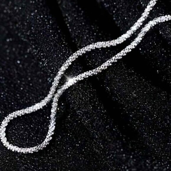 2pcs/set Simple Shiny Silver Anklet For Women, Great For Dates, Holidays - Picture 5 of 5